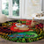 Personalised Vanuatu Joyeux Noel Round Carpet Christmas Santas God Yumi LT9 - Polynesian Pride