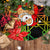 Personalised Vanuatu Joyeux Noel Tree Skirt Christmas Santas God Yumi LT9 - Polynesian Pride
