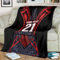 Custom New Zealand Blanket Maori Kiwiana Pattern Tukutuku Motif LT9 - Polynesian Pride