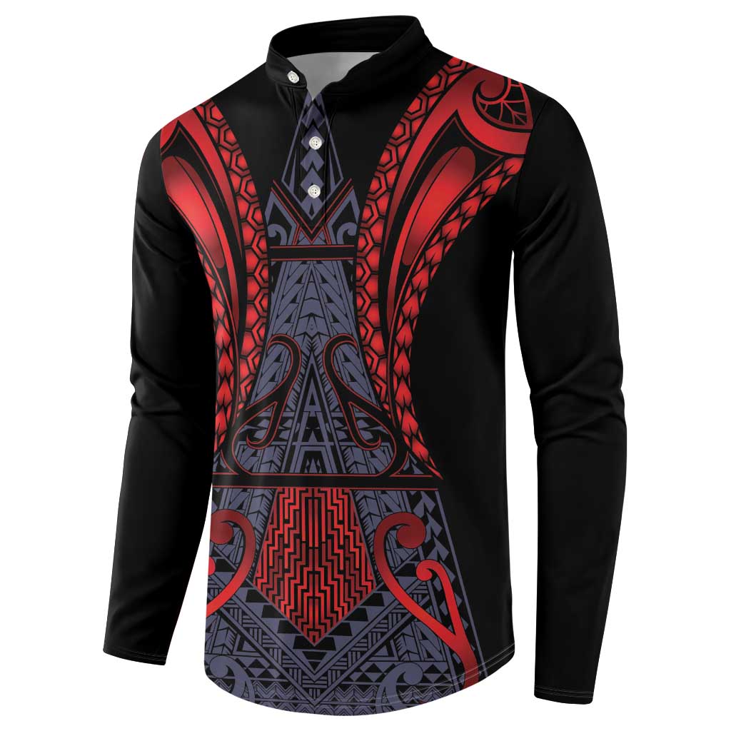 Custom New Zealand Button Sweatshirt Maori Kiwiana Pattern Tukutuku Motif LT9 - Polynesian Pride