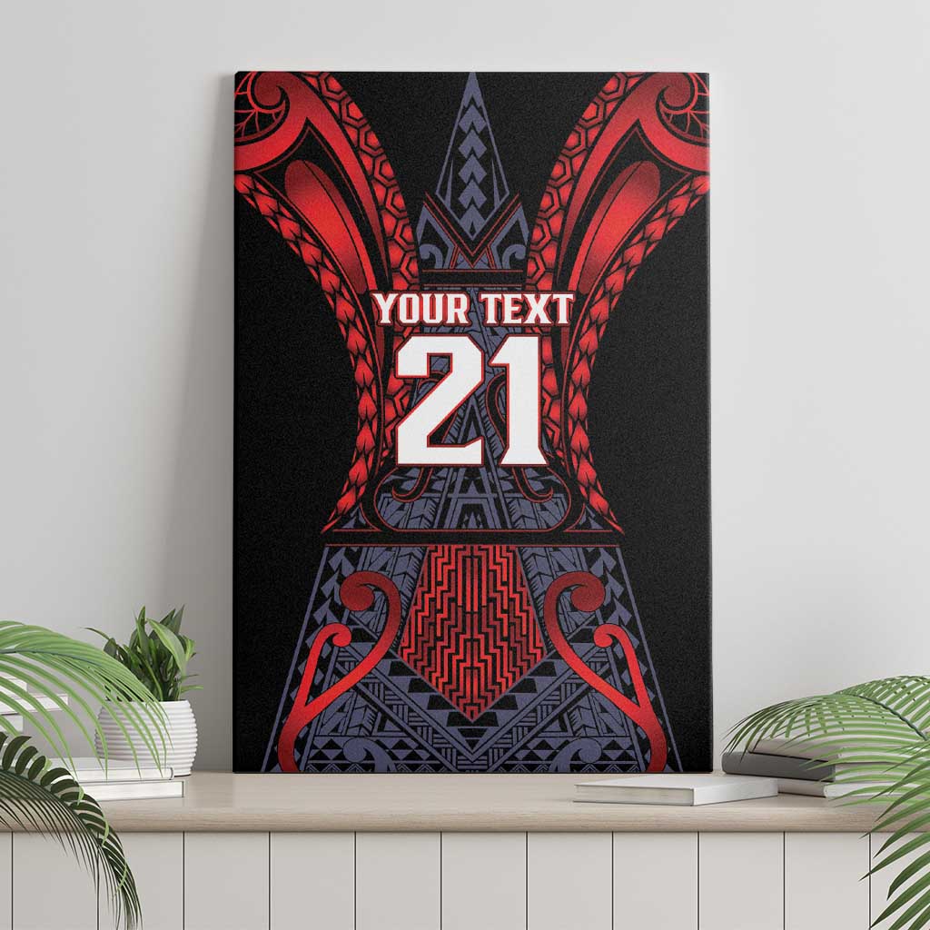 Custom New Zealand Canvas Wall Art Maori Kiwiana Pattern Tukutuku Motif LT9 - Polynesian Pride