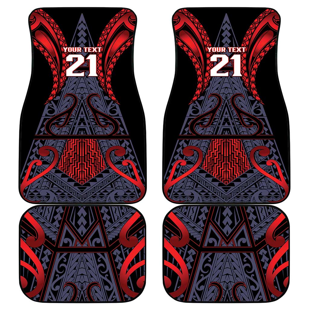 Custom New Zealand Car Mats Maori Kiwiana Pattern Tukutuku Motif LT9 - Polynesian Pride