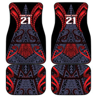 Custom New Zealand Car Mats Maori Kiwiana Pattern Tukutuku Motif LT9 - Polynesian Pride
