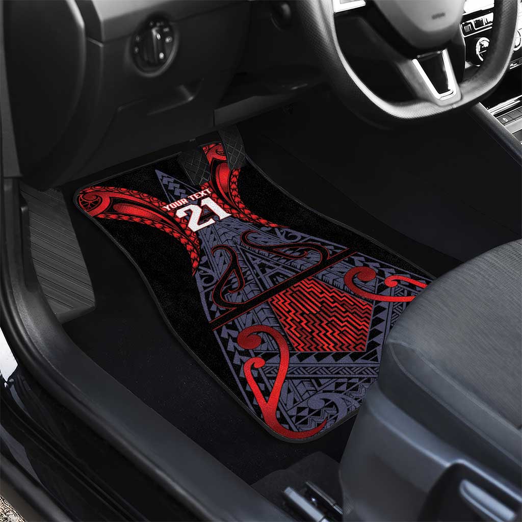 Custom New Zealand Car Mats Maori Kiwiana Pattern Tukutuku Motif LT9 - Polynesian Pride