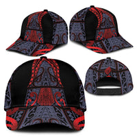 New Zealand Classic Cap Maori Kiwiana Pattern Tukutuku Motif LT9 - Polynesian Pride