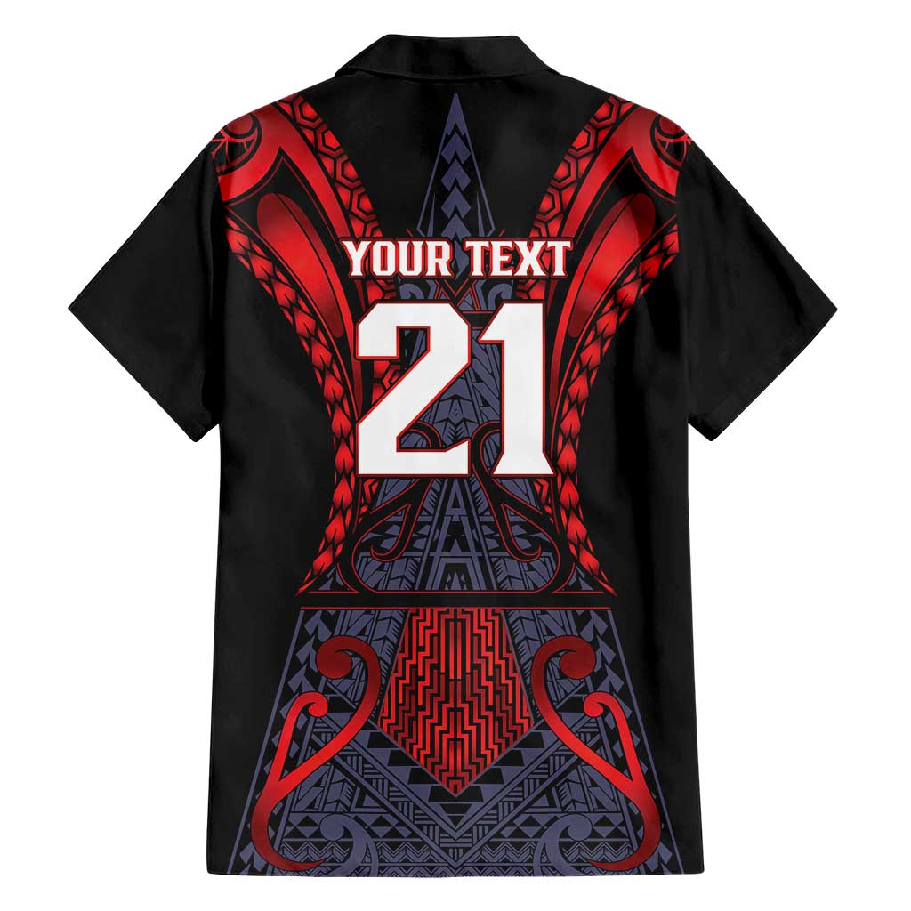 Custom New Zealand Family Matching Summer Maxi Dress and Hawaiian Shirt Maori Kiwiana Pattern Tukutuku Motif