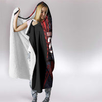 Custom New Zealand Hooded Blanket Maori Kiwiana Pattern Tukutuku Motif LT9 - Polynesian Pride