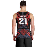 Custom New Zealand Men Tank Top Maori Kiwiana Pattern Tukutuku Motif LT9 - Polynesian Pride
