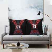 Custom New Zealand Pillow Cover Maori Kiwiana Pattern Tukutuku Motif LT9 - Polynesian Pride