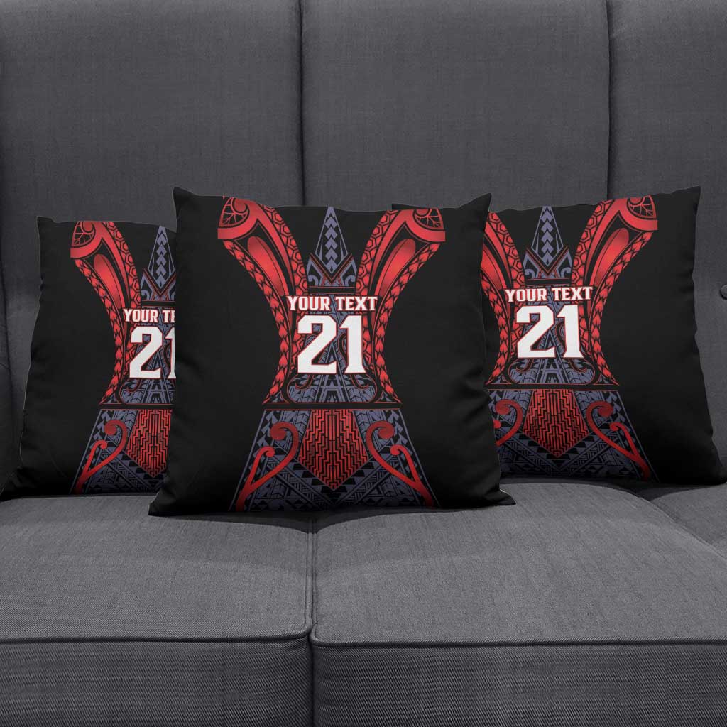 Custom New Zealand Pillow Cover Maori Kiwiana Pattern Tukutuku Motif LT9 - Polynesian Pride
