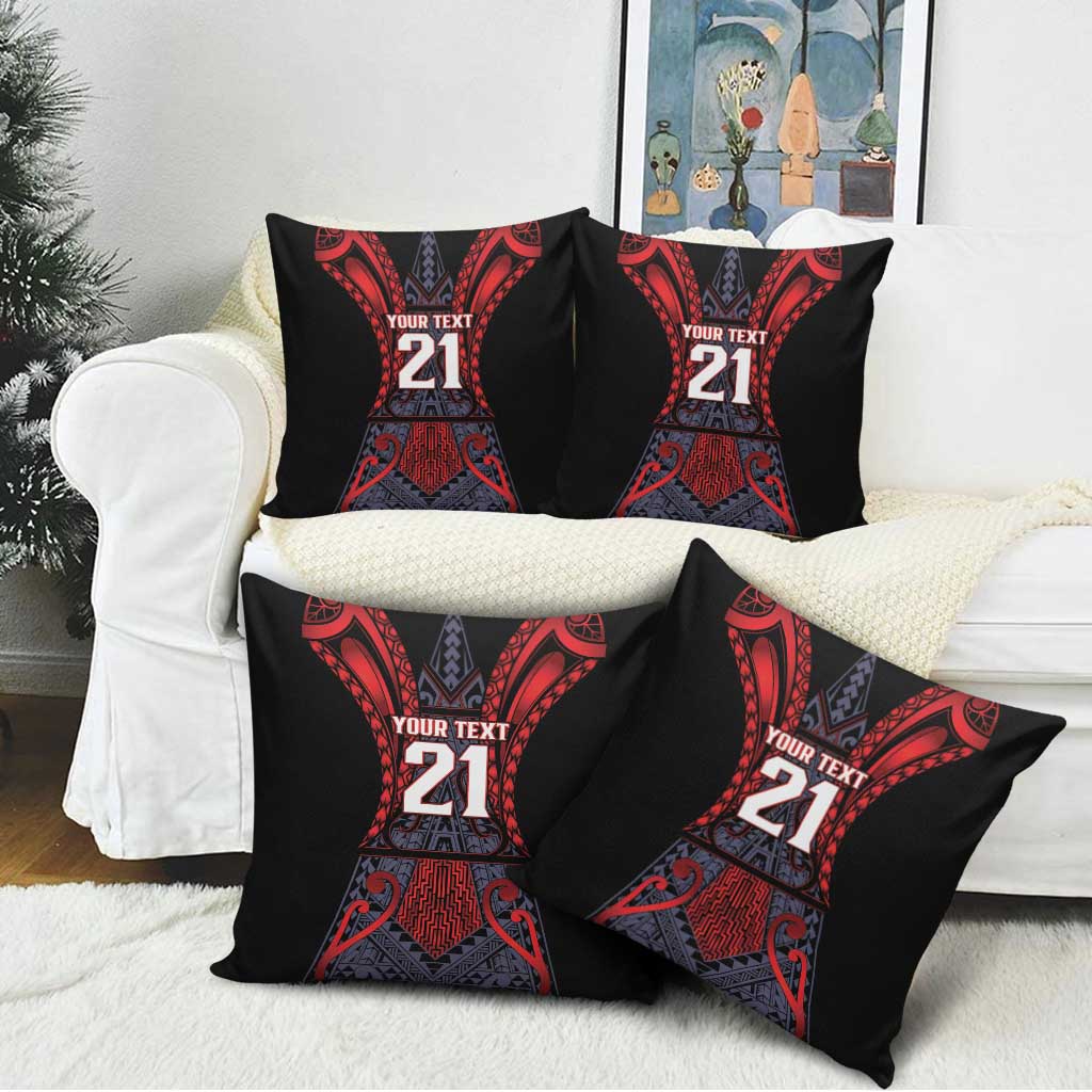 Custom New Zealand Pillow Cover Maori Kiwiana Pattern Tukutuku Motif LT9 - Polynesian Pride