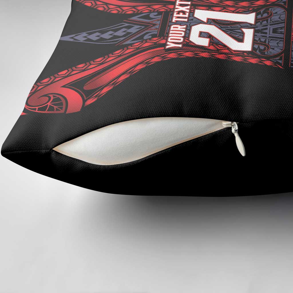 Custom New Zealand Pillow Cover Maori Kiwiana Pattern Tukutuku Motif LT9 - Polynesian Pride