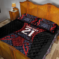 Custom New Zealand Quilt Bed Set Maori Kiwiana Pattern Tukutuku Motif LT9 - Polynesian Pride