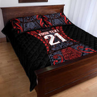 Custom New Zealand Quilt Bed Set Maori Kiwiana Pattern Tukutuku Motif LT9 - Polynesian Pride