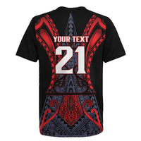 Custom New Zealand Rugby Jersey Maori Kiwiana Pattern Tukutuku Motif LT9 - Polynesian Pride