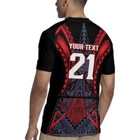 Custom New Zealand Rugby Jersey Maori Kiwiana Pattern Tukutuku Motif LT9 - Polynesian Pride