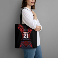 Custom New Zealand Tote Bag Maori Kiwiana Pattern Tukutuku Motif LT9 - Polynesian Pride
