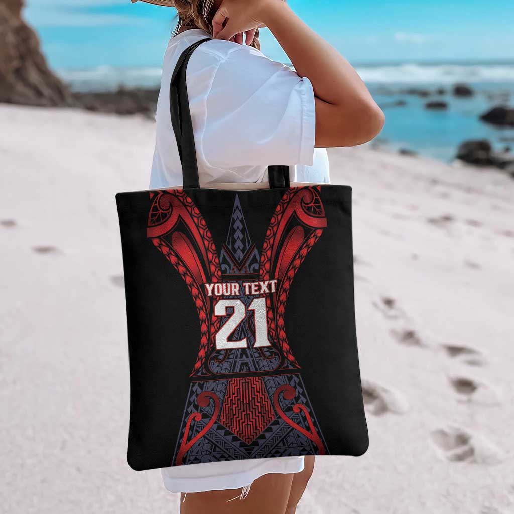 Custom New Zealand Tote Bag Maori Kiwiana Pattern Tukutuku Motif LT9 - Polynesian Pride