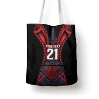 Custom New Zealand Tote Bag Maori Kiwiana Pattern Tukutuku Motif LT9 - Polynesian Pride