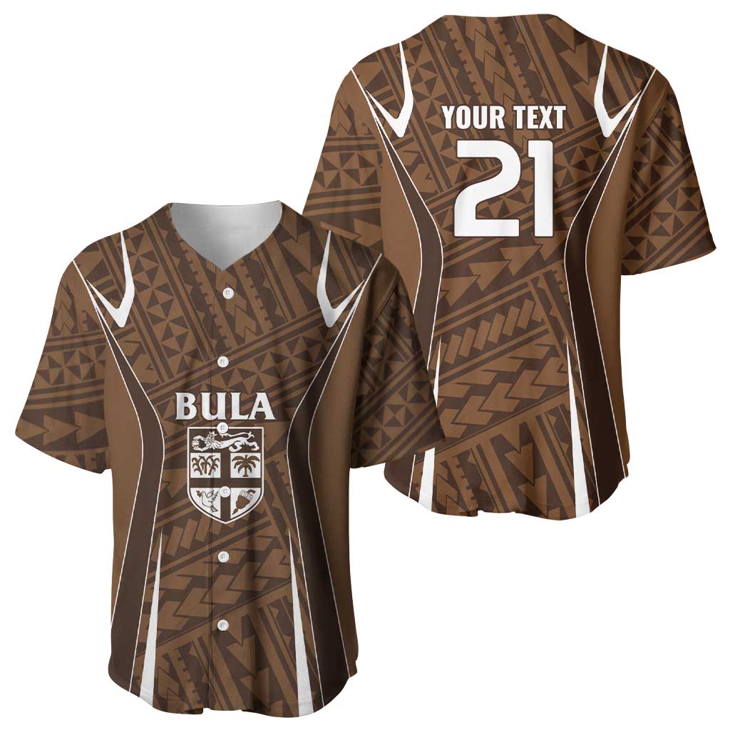 Custom Oceania Football Bula Fiji Baseball Jersey Polynesian Tribal Pattern LT9 - Polynesian Pride