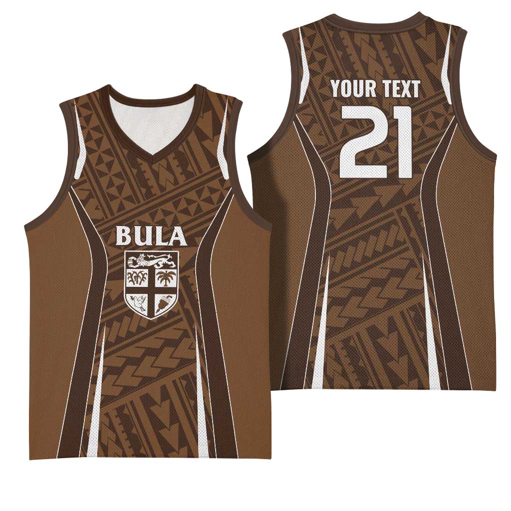 Custom Oceania Football Bula Fiji Basketball Jersey Polynesian Tribal Pattern LT9 - Polynesian Pride