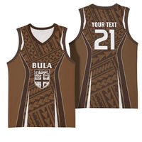 Custom Oceania Football Bula Fiji Basketball Jersey Polynesian Tribal Pattern LT9 - Polynesian Pride