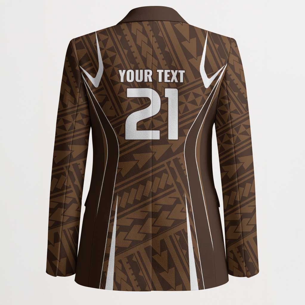 Custom Oceania Football Bula Fiji Blazer Polynesian Tribal Pattern LT9 - Polynesian Pride