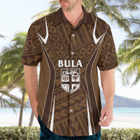 Custom Oceania Football Bula Fiji Hawaiian Shirt Polynesian Tribal Pattern