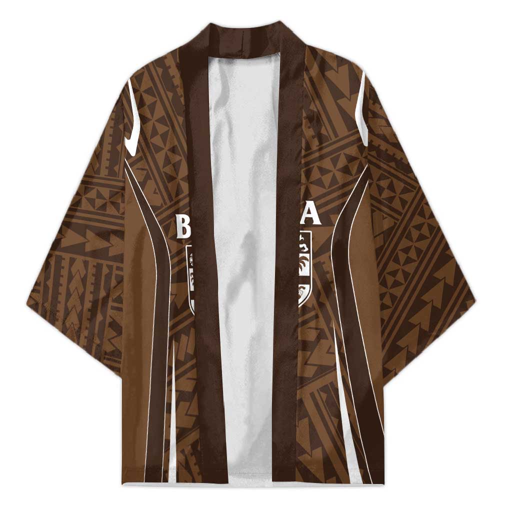 Custom Oceania Football Bula Fiji Kimono Polynesian Tribal Pattern