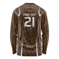 Custom Oceania Football Bula Fiji Long Sleeve Shirt Polynesian Tribal Pattern LT9 - Polynesian Pride