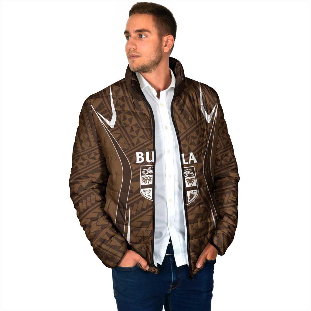 Custom Oceania Football Bula Fiji Padded Jacket Polynesian Tribal Pattern LT9 - Polynesian Pride