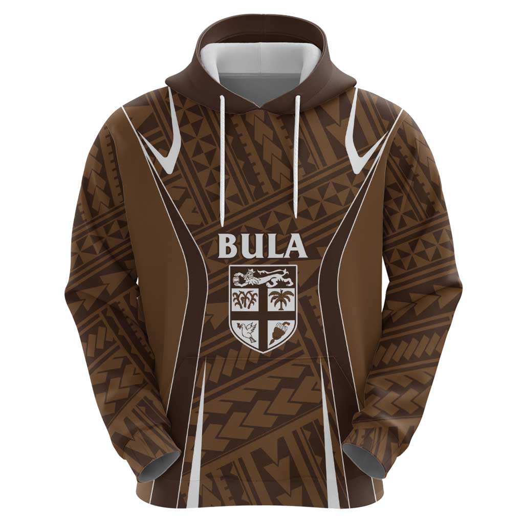 Custom Oceania Football Bula Fiji Zip Hoodie Polynesian Tribal Pattern LT9 - Polynesian Pride
