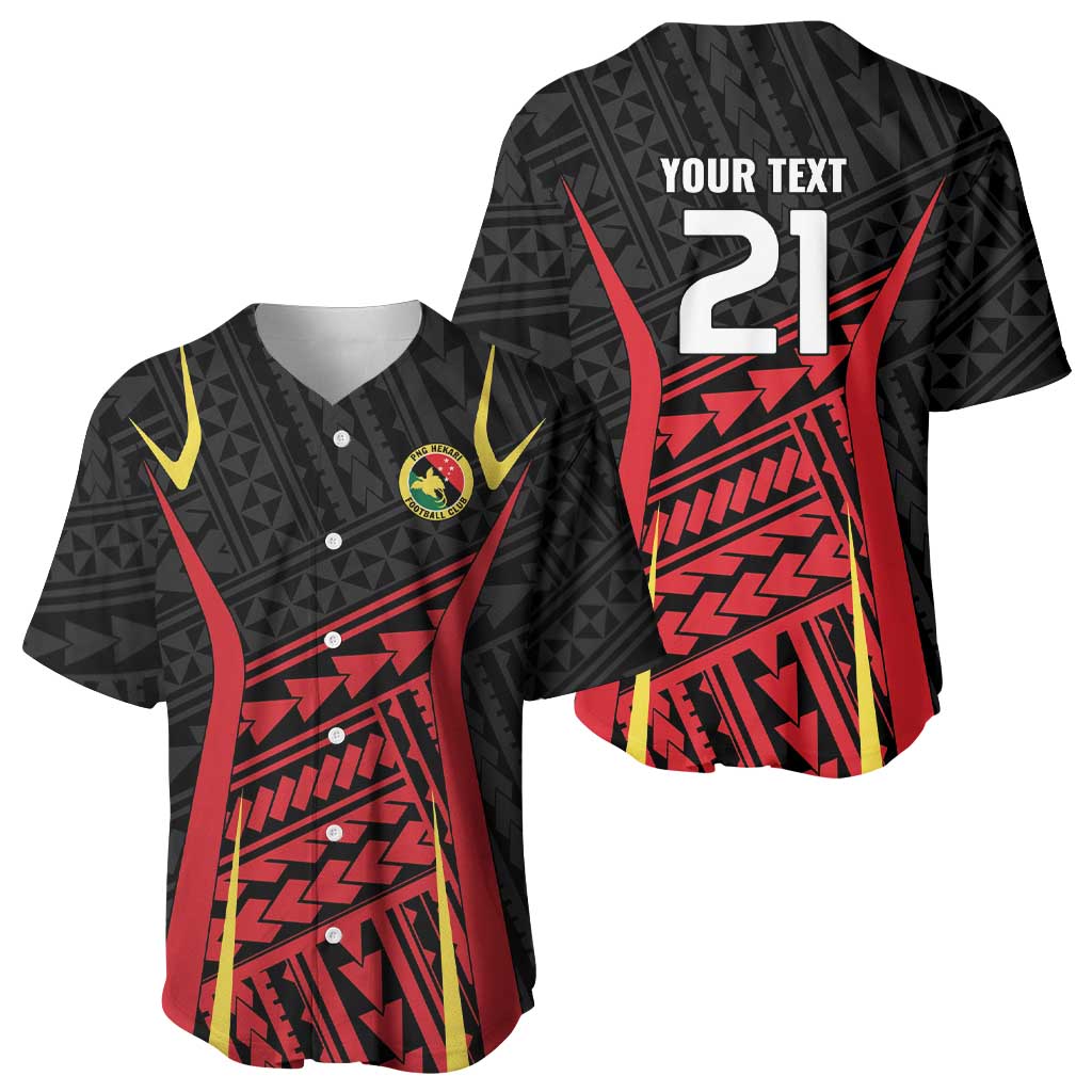 Custom Oceania Football Papua New Guinea Baseball Jersey Polynesian Tribal Pattern LT9 - Polynesian Pride