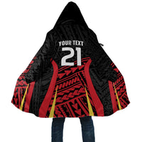 Custom Oceania Football Papua New Guinea Cloak Polynesian Tribal Pattern LT9 Unisex Red - Polynesian Pride