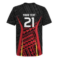 Custom Oceania Football Papua New Guinea Rugby Jersey Polynesian Tribal Pattern LT9 - Polynesian Pride