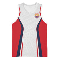Custom Oceania Football Tahiti Basketball Jersey Polynesian Tribal Pattern