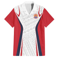 Custom Oceania Football Tahiti Hawaiian Shirt Polynesian Tribal Pattern