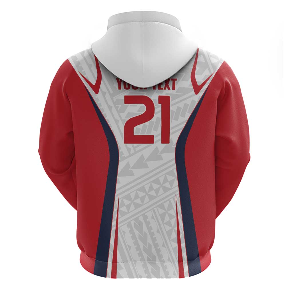 Custom Oceania Football Tahiti Hoodie Polynesian Tribal Pattern LT9 - Polynesian Pride