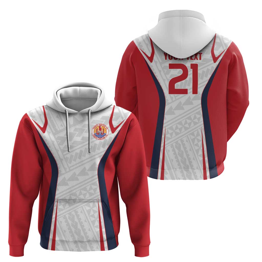 Custom Oceania Football Tahiti Hoodie Polynesian Tribal Pattern LT9 - Polynesian Pride