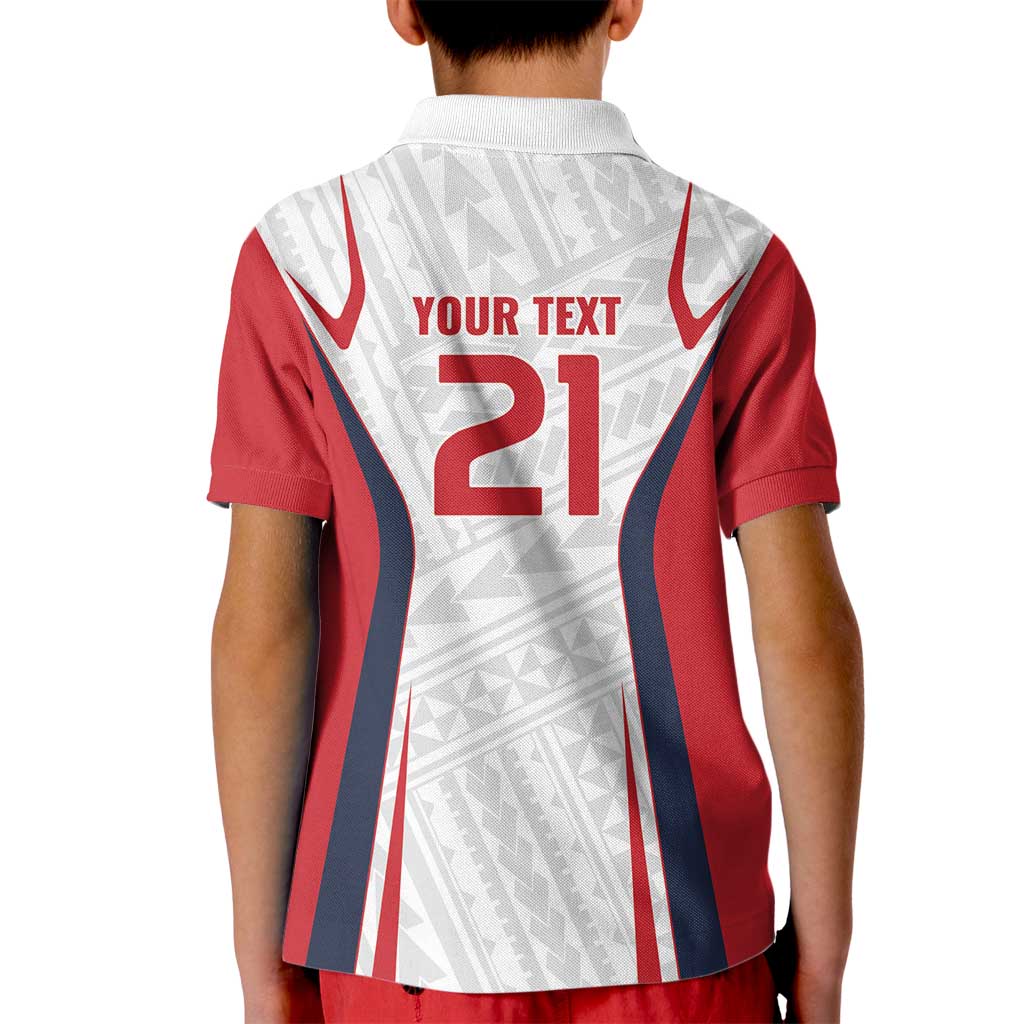 Custom Oceania Football Tahiti Kid Polo Shirt Polynesian Tribal Pattern LT9 - Polynesian Pride