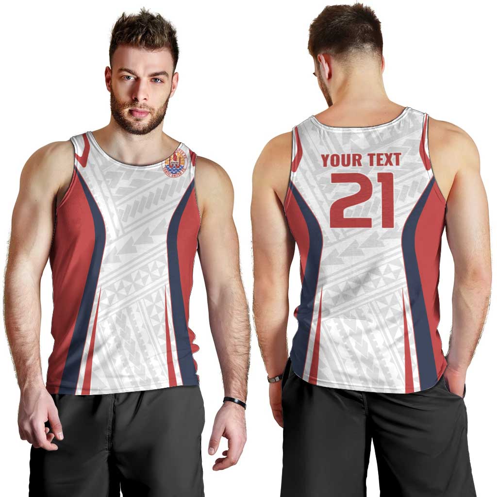 Custom Oceania Football Tahiti Men Tank Top Polynesian Tribal Pattern LT9 - Polynesian Pride