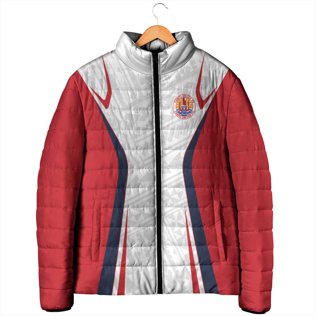 Custom Oceania Football Tahiti Padded Jacket Polynesian Tribal Pattern LT9 - Polynesian Pride