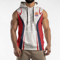 Custom Oceania Football Tahiti Sleeveless Hoodie Polynesian Tribal Pattern LT9 - Polynesian Pride