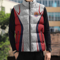 Custom Oceania Football Tahiti Sleeveless Puffer Jacket Polynesian Tribal Pattern LT9 - Polynesian Pride