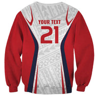 Custom Oceania Football Tahiti Sweatshirt Polynesian Tribal Pattern LT9 - Polynesian Pride