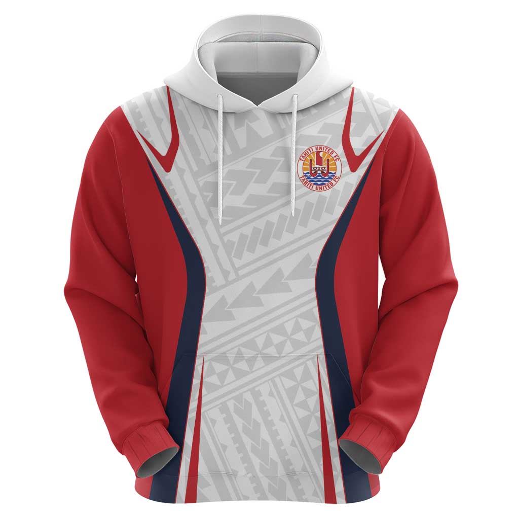 Custom Oceania Football Tahiti Zip Hoodie Polynesian Tribal Pattern LT9 - Polynesian Pride