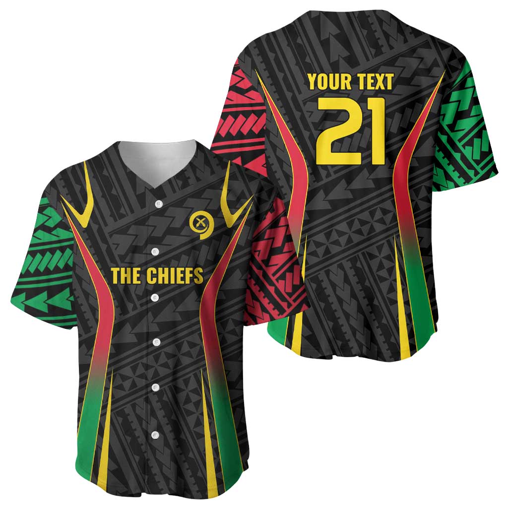 Custom Oceania Football Vanuatu Baseball Jersey Polynesian Tribal Pattern LT9 - Polynesian Pride