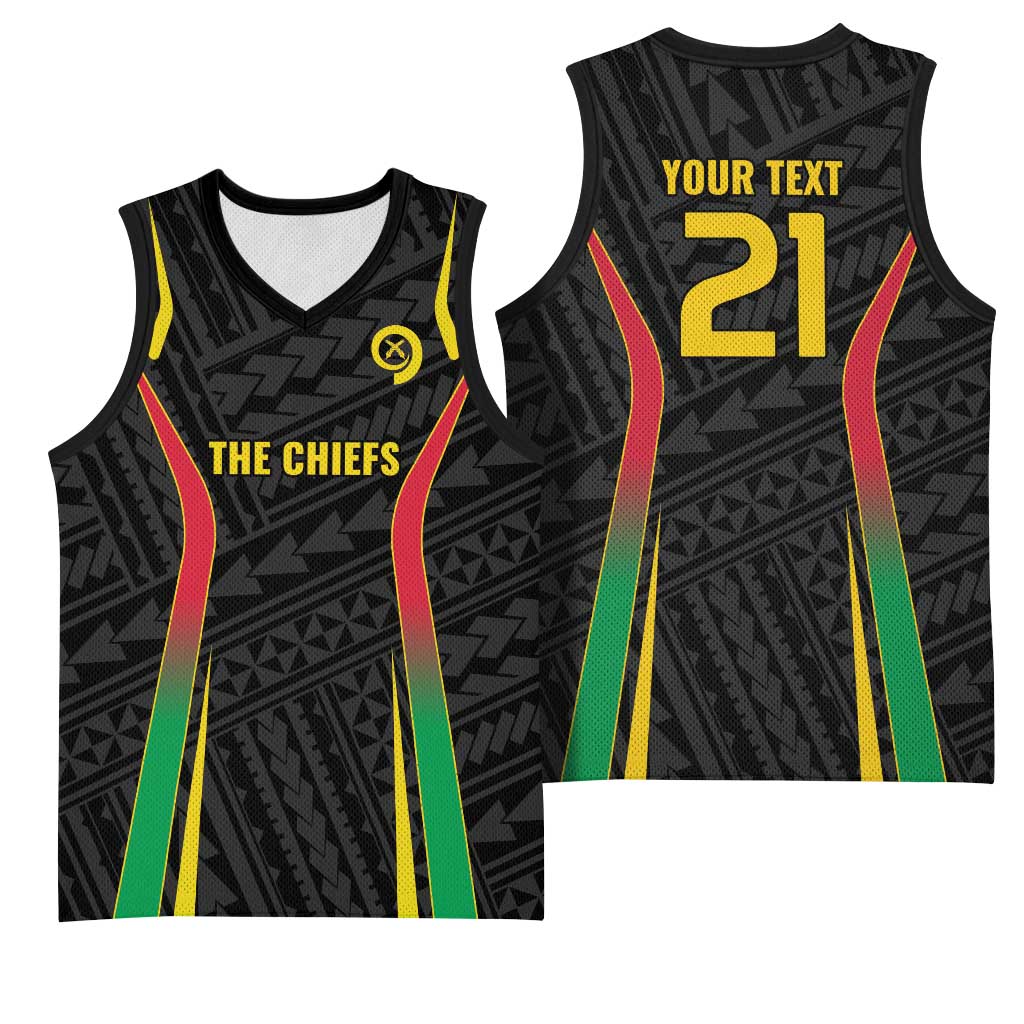 Custom Oceania Football Vanuatu Basketball Jersey Polynesian Tribal Pattern LT9 - Polynesian Pride