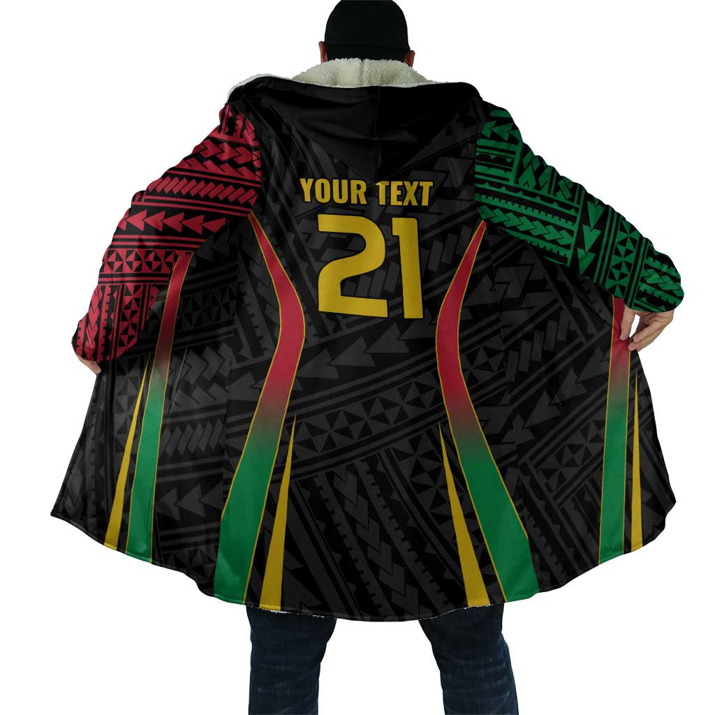 Custom Oceania Football Vanuatu Cloak Polynesian Tribal Pattern LT9 - Polynesian Pride