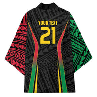 Custom Oceania Football Vanuatu Kimono Polynesian Tribal Pattern LT9 - Polynesian Pride